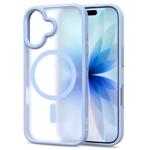 iPhone 17 Tech-protect Magmat Magsafe tok Matte Köd Kék - 2
