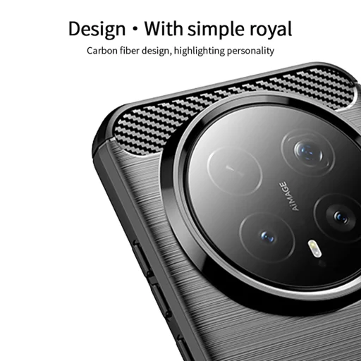 Honor Magic8 Pro Fekete Techsuit Carbon Silicone tok - 3