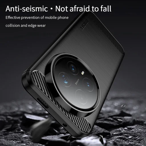 Honor Magic8 Pro Fekete Techsuit Carbon Silicone tok - 4