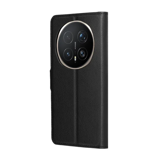 Honor Magic8 Pro Fekete Techsuit - Leather Folio tok. - 5