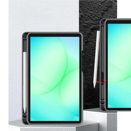 Galaxy Tab A9 / A11 8.7 X110 / X115 / X133 / X135 tok Tech-protect Sc Pen Canvas szénszürke - 10