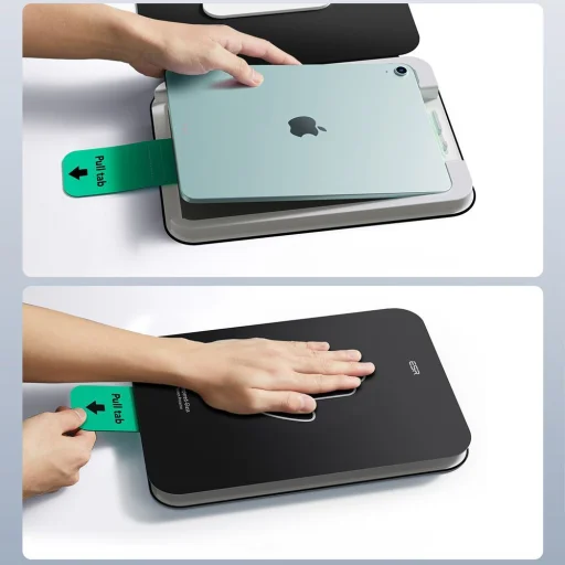 Apple iPad Pro 11 2024 üvegfólia ESR Ultrafit edzett üveg 2-csomag átlátszó - 10