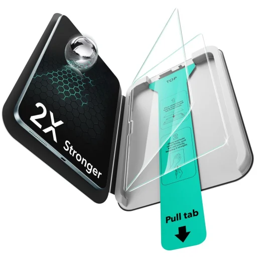 Apple iPad Pro 11 2024 üvegfólia ESR Ultrafit edzett üveg 2-csomag átlátszó - 2