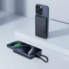 Acefast - Fekete Magnetic Wireless Power Bank (M8-5000) - Type-C, 5000mAh, PD18W, LED kijelző, gyors töltés támogatásával thumbnail