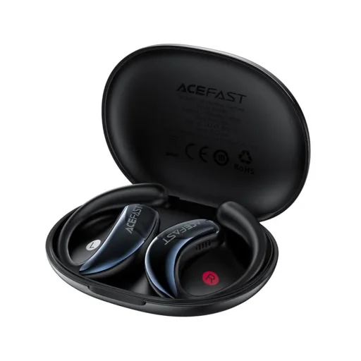 Acefast Acefit SE (FA005) Vezeték nélküli fülhallgató - Basszussal, Bluetooth V5.4, zajcsökkentés, HD hívások, IPX4, 400mAh - Fekete - 4