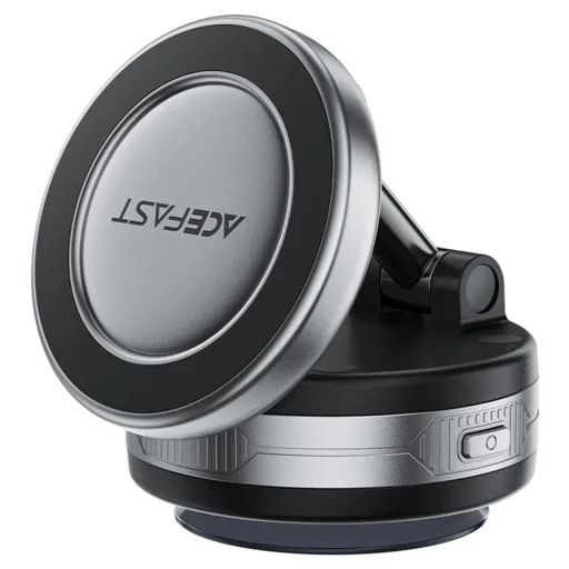 Autós telefontartó Acefast E30 Műszerfalra/Szélvédőre, Mágneses Rögzítés - Fém Szürke - 3