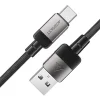USB Type-C ACEFAST Data Cable (C9-04) Gyors Töltés, 3A, Fonott Nylon, 25.000 Hajlítás, 1.2m - Fekete