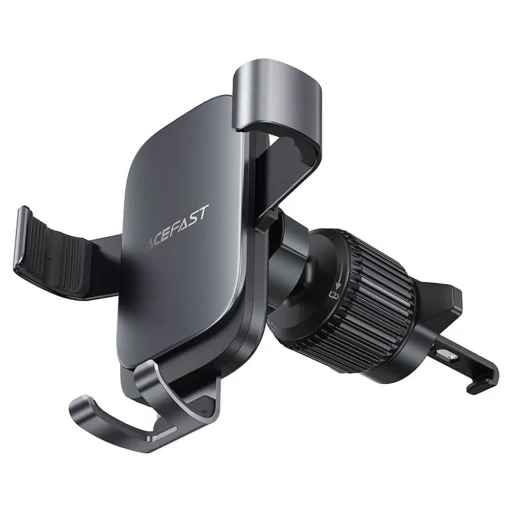 Gravity Car Holder D59 Acefast - Szellőzőrácsra szerelhető, Stabil fogás, Állítható, Rázkódásmentes, 4.7-6.9 hüvelykes telefonokhoz, RoHS - Szürke - 2