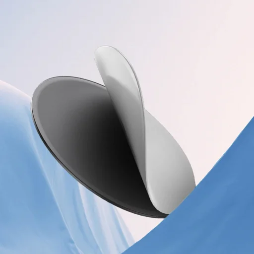 Universal Yesido MagSafe Adapter (C207) - Fémlemez, Kerek + Téglalap Alakú, Bőrmintás - Fekete - 2