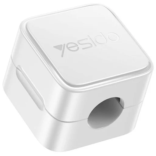 Yesido - (4 darabos) Kábelrendező (C216WH) - Mágneses Klipszek, Erős Ragasztó, Mini Dizájn - Fehér - 1