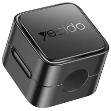 Yesido - (4 darabos) Kábelrendező (C216BL) - Mágneses csipeszek, Erős ragasztó, Mini kialakítás - Fekete