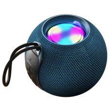 Yesido - Vezeték nélküli hangszóró (YSW13) - Bluetooth 5.1, RGB világítás, hordozható, surround hangzás, TF, USB, DC5V, 1200mAh, 5W - Kék
