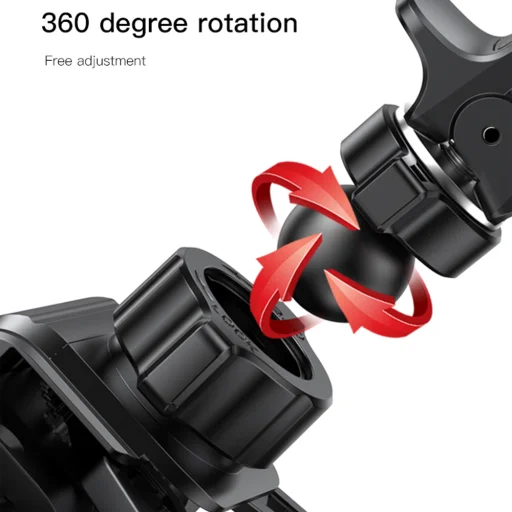 Yesido - Autós tartó (C166) - Gravitációs rögzítés légbeömlőre - Fekete - 6