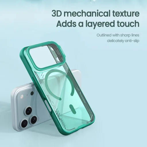  Apple iPhone 17 Pro Alkonyati Szürke Nillkin Iceblade Prop Mágneses tok - 5