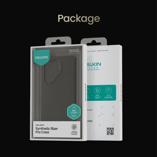  Samsung Galaxy Z Fold 7 Arany Nillkin Synthetic Fiber PRO Mágneses tok - 8