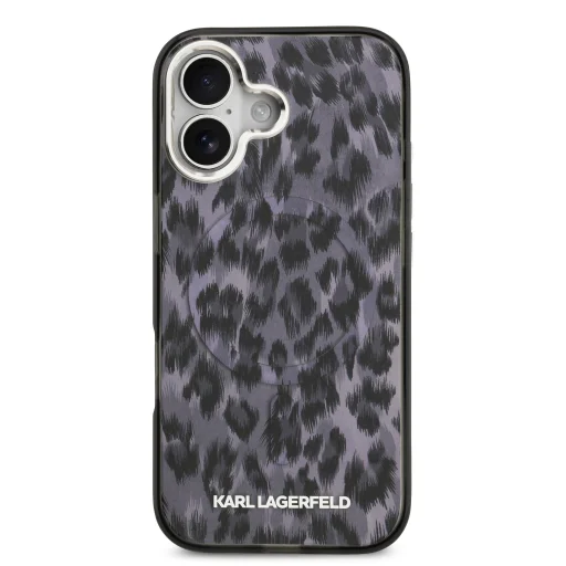 Karl Lagerfeld IML Leopárd MagSafe tok iPhone 17 Grey tok - 3