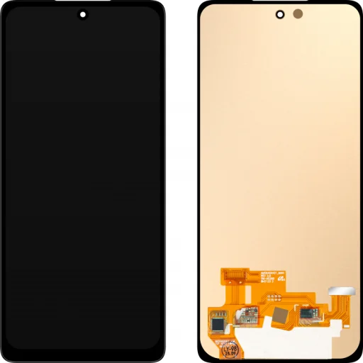 LCD Kijelző Modul MP Samsung Galaxy A52 5G A526 / A52 A525 / A52s 5G A528, OLED Verzió, keret nélkül, utángyártott, fekete - 1