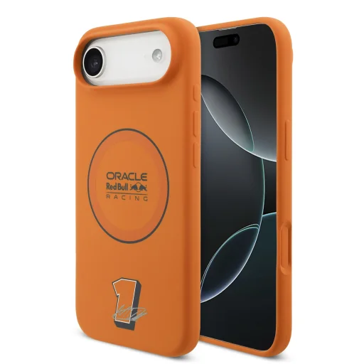  iPhone 17 Air Red Bull Szilikon Kék Gyűrűs MagSafe Tok - 1