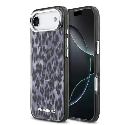  iPhone 17 Air Karl Lagerfeld IML Leopard MagSafe tok - 1