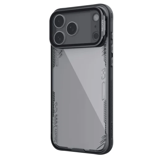  Apple iPhone 17 Pro Max Nillkin Iceblade Pro tok - Sötét Éjszakai Fekete - 2