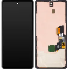 LCD kijelző modul Google Pixel 6a készülékhez, keret nélkül, fekete