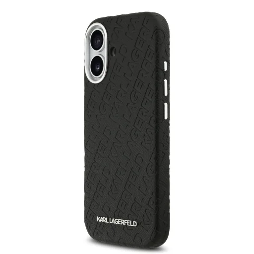  iPhone 17 Karl Lagerfeld Grained PU Repeated Logo MagSafe tok - 2