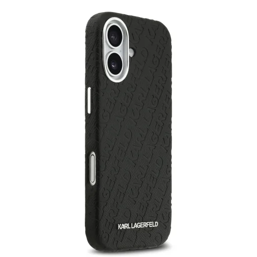  iPhone 17 Karl Lagerfeld Grained PU Repeated Logo MagSafe tok - 4