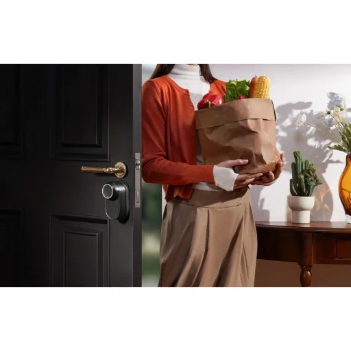 SwitchBot Lock Ultra+Hub Mini Matter+Érintőbillentyűzet 3 az 1-ben - Fekete - 6