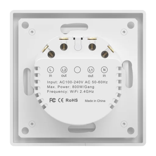 TS20-EU-W2 WiFi Érintős Fénykapcsoló - 3