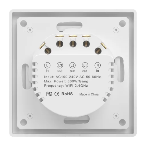 Avatto TS20-EU-W3 WiFi érintéses fénykapcsoló - 3
