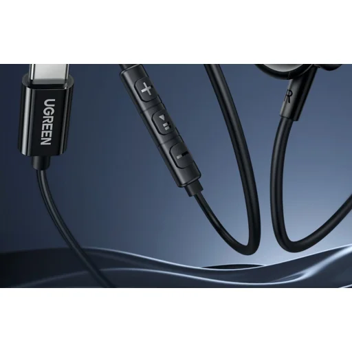 UGREEN USB-C EP106 vezetékes fülhallgató (fekete) - 12
