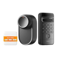 SwitchBot Lock Ultra+Hub Mini (Matter)+Keypad Vision 3 az 1-ben Fekete