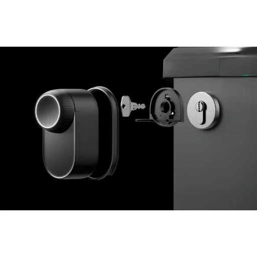 SwitchBot Lock Ultra+Hub Mini (Matter)+Keypad Vision 3 az 1-ben Fekete - 6