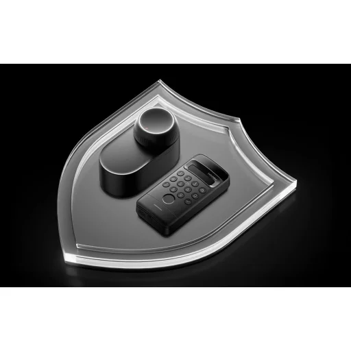 SwitchBot Lock Ultra+Hub Mini (Matter)+Keypad Vision 3 az 1-ben Fekete - 4