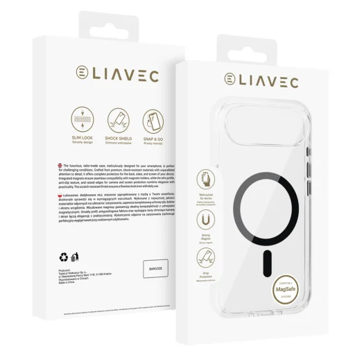 Liavec Pure iPhone 17 Air tok fekete tok - 8