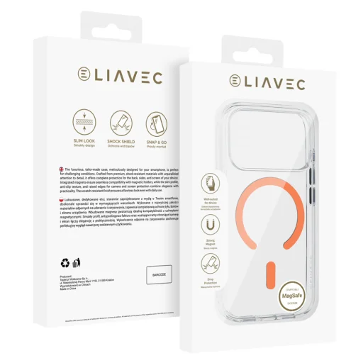 Liavec Pure tok iPhone 17 Pro Max papaya - 8