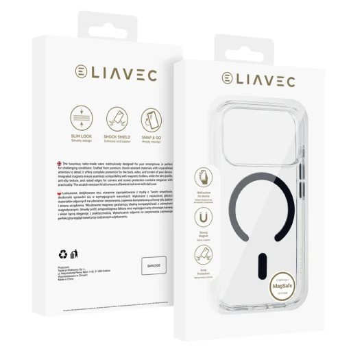 Liavec Pure tok iPhone 17 Pro fekete tok - 8