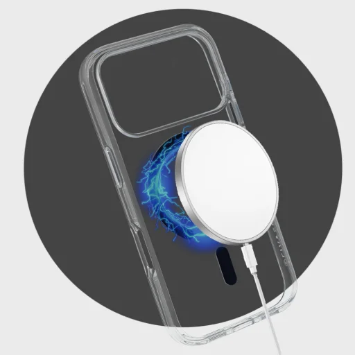 Liavec Pure tok iPhone 17 Pro fekete tok - 5