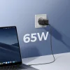 Joyroom JR-TCG18 hálózati USB-C töltő adapter 65W 1 x USB-C (EU csatlakozó) - fekete thumbnail
