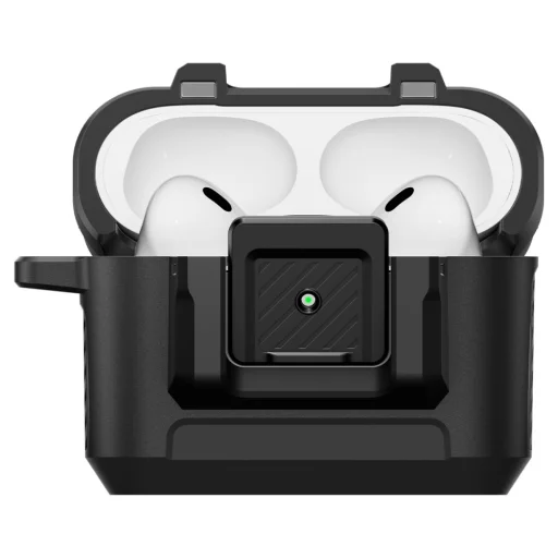 Apple Airpods Pro 3 Spigen Lock Fit Matte Fekete tok - 5