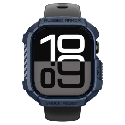 Apple Watch 10 / 11 (42 mm) Spigen Rugged Armor V2 tok Kék - 6