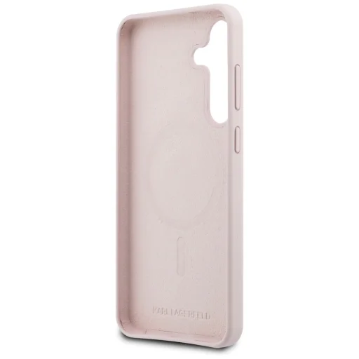 Samsung Galaxy S25 FE Karl Lagerfeld szilikon Karl&Choupette fejek MagSafe tok rózsaszín - 7