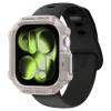 Apple Watch 10 / 11 42mm Spigen Rugged Armor V2 Dűne Bézs tok - 3
