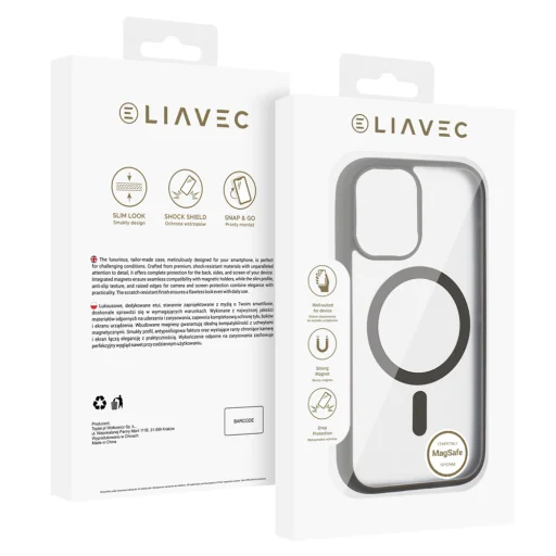 Liavec puha tok iPhone 17 szürke tok - 7