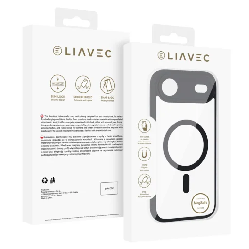 Liavec Soft tok iPhone 17 Air fekete tok - 7