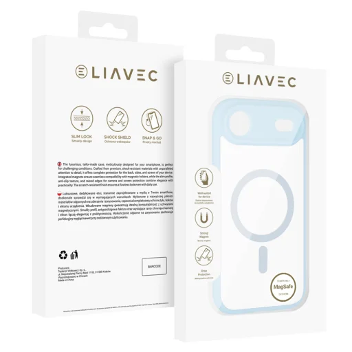 Liavec Soft tok iPhone 17 Air light blue tok, - 7