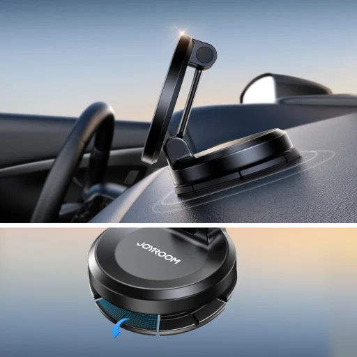 Joyroom JR-ZS505 Mágneses műszerfali tartó MagSafe kompatibilis - Fekete - 7