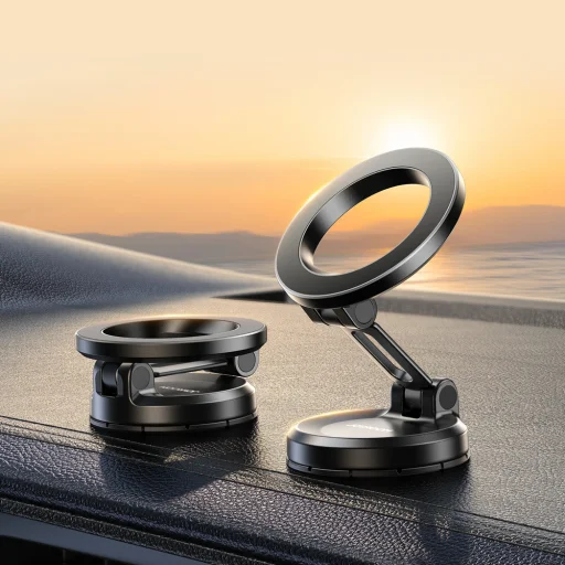 Joyroom JR-ZS505 Mágneses műszerfali tartó MagSafe kompatibilis - Fekete - 3