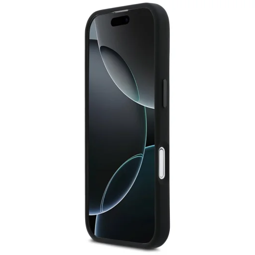 iPhone 17 BMW M Szilikon Vízszintes Csíkos MagSafe tok Fekete - 5