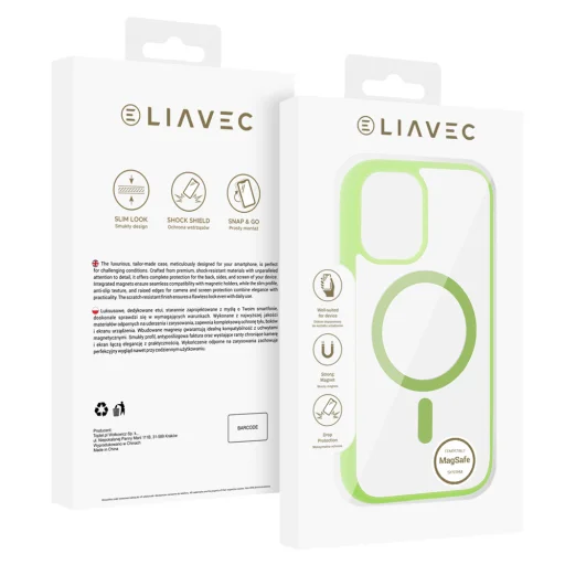 Liavec puha tok iPhone 17 zöld tok - 7